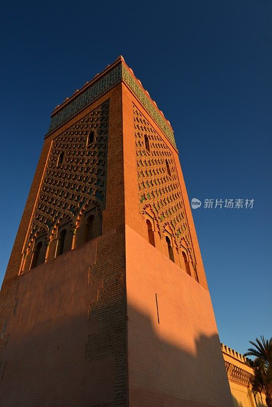 清真寺De La Kasbah，马拉喀什，摩洛哥，非洲。